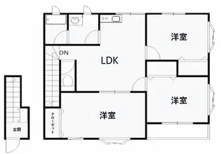 アネックス宮子D【1階】の間取り