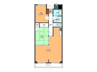 ヴィラポコロコ【4階】の間取り