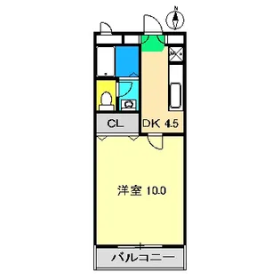 アメーヌセゾン II【1階】の間取り