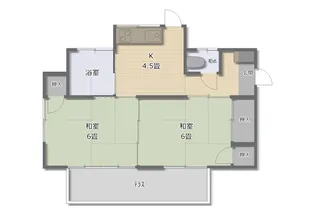 神奈川県平塚市公所【一戸建】の間取り