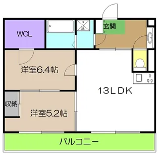 ALCO-2【3階】の間取り