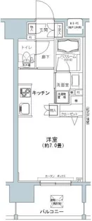 パークキューブ板橋本町【7階】の間取り