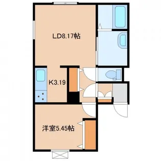 アイウィル【1階】の間取り