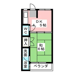 津金栄マンション【2階】の間取り
