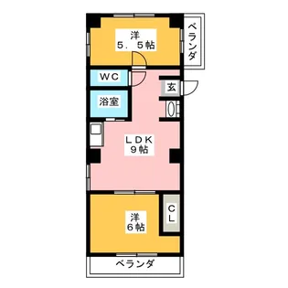 ルミナスパルビラ【3階】の間取り