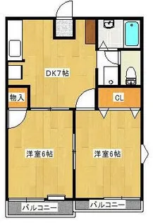 ヤーマレジデンス宮久保【1階】の間取り