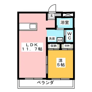 エクセレント【4階】の間取り