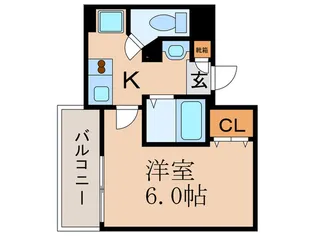 プレサンス天満ステ-ションフロント【4階】の間取り