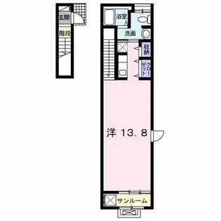 ヴィラ タカハマ【2階】の間取り