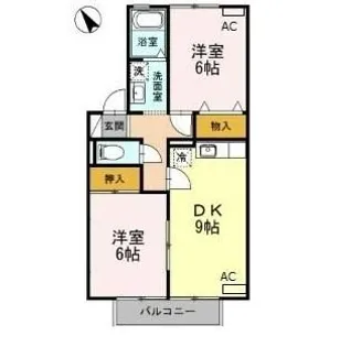 ファミーユ21 A【2階】の間取り