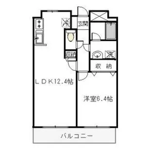 ピーノドゥーエ【1階】の間取り