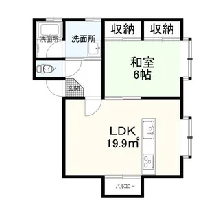 ウエストハイムII【2階】の間取り