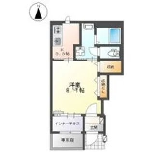 Glee Village【1階】の間取り