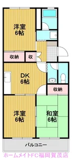 福岡県福岡市早良区野芥4【マンション】の間取り