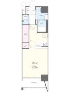 LEGEND鍛治町【10階】の間取り