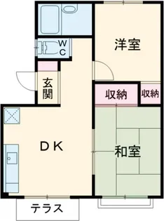 メゾンド紫【1階】の間取り