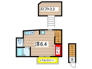 ヒロ・小岩【2階】の間取り
