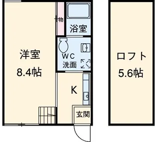 エヌパティオ【2階】の間取り