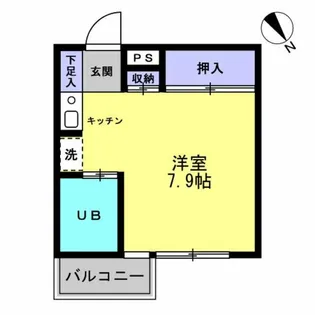 アメニティ西八王子【4階】の間取り