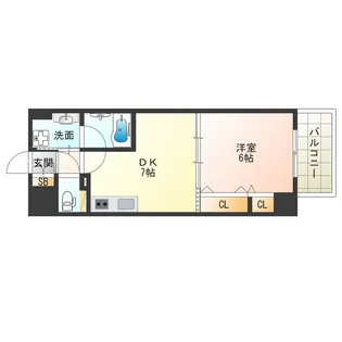 プリマベラ福島【6階】の間取り