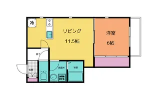 サンパークIII【1階】の間取り