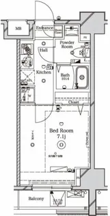 ラフィスタ川崎【2階】の間取り