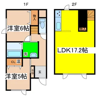 北海道厚岸郡厚岸町港町2【一戸建】の間取り