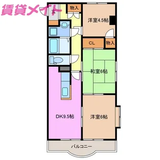 Fontaine【3階】の間取り