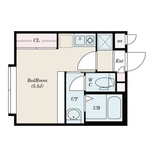 1Kの間取り画像
