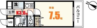 ステューディオせせらぎ【2階】の間取り