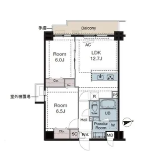ラグゼナ東陽町【3階】の間取り