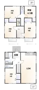 千葉県白井市七次台3【一戸建】の間取り