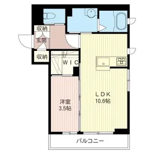 felvere.u(フェルベーレ・ユー)【3階】の間取り