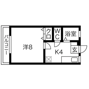 フォレストII【1階】の間取り