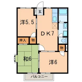 3DKの間取り画像