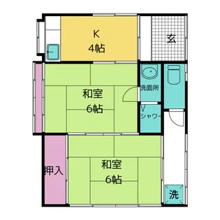 三重県伊勢市岡本2【一戸建】の間取り