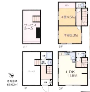 東京都江戸川区一之江1【一戸建】の間取り