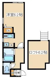 東京都渋谷区幡ヶ谷1【アパート】の間取り