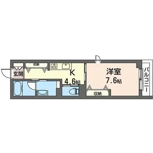 ラフィネ 舞【1階】の間取り