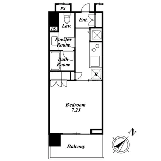 東京都港区白金台4【マンション】の間取り