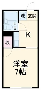 ビューハイツ【2階】の間取り