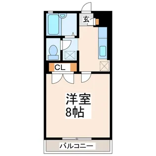 サザンクロス【4階】の間取り