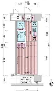 メインステージ練馬II【7階】の間取り