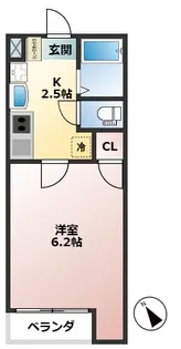 Crystal Sky 板橋【1階】の間取り