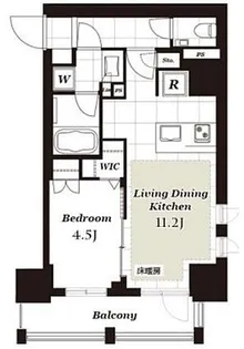 東京都港区赤坂6【マンション】の間取り