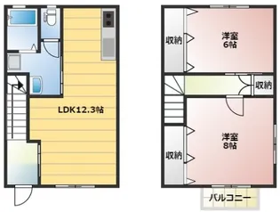 静岡県浜松市中央区和田町【一戸建】の間取り