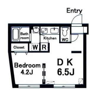 ゼスティー久が原【4階】の間取り