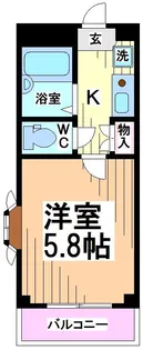 神奈川県川崎市多摩区西生田2【マンション】の間取り