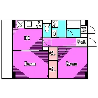 ピアクレスト【1階】の間取り