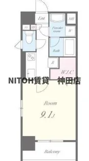 ロイヤルコート日本橋人形町【10階】の間取り